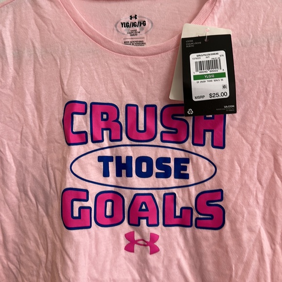 Girls under armor T-shirt, size large. Bundle and save or make an offer! - Picture 2 of 3